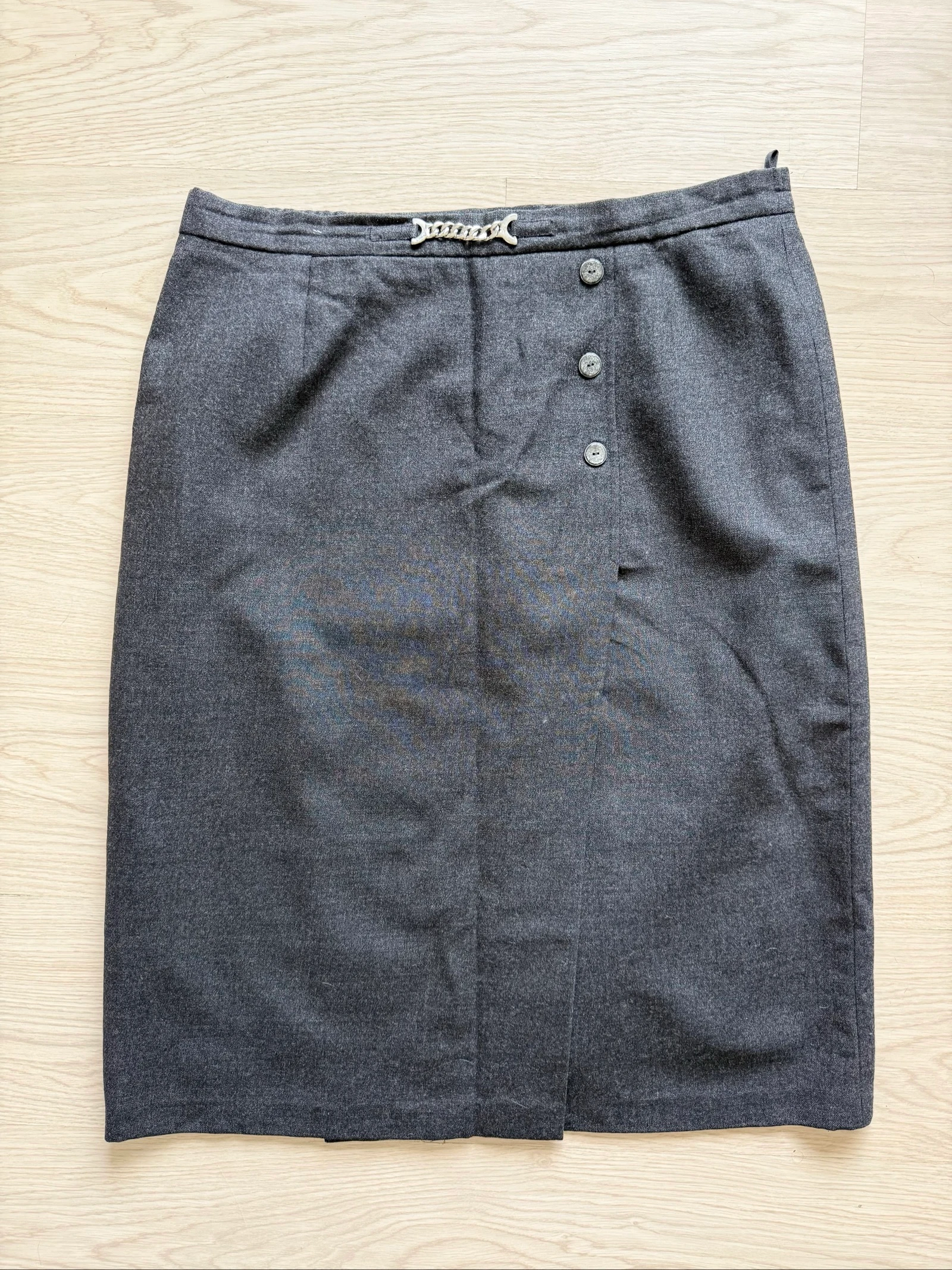 Marcelle griffon grey knee-length skirt size 42 XL – photo 2